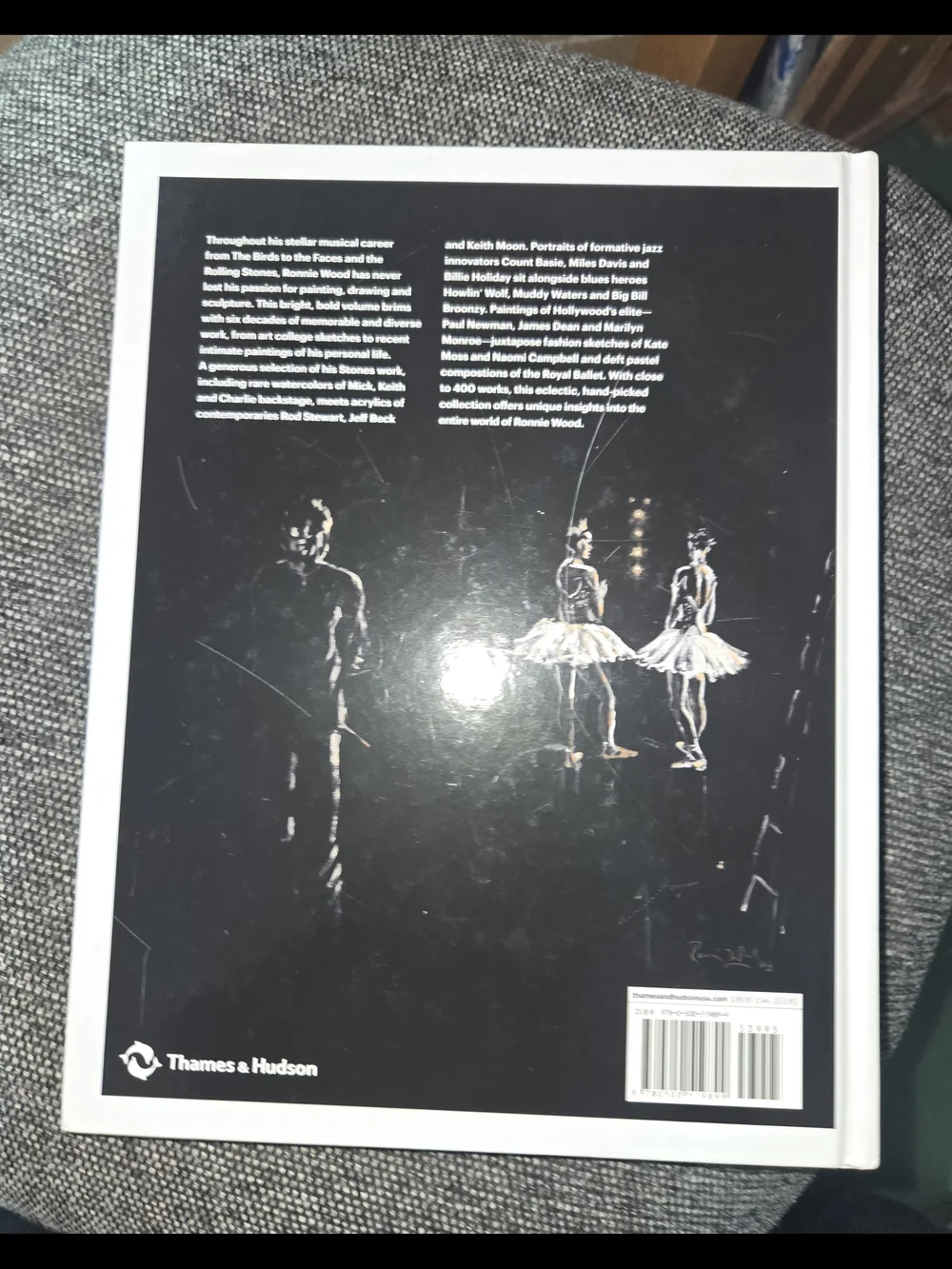 Ronnie Wood Artist Hardcover Art Book - Black & White Cover